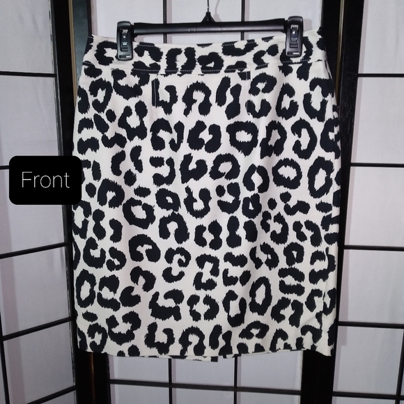 20A. Ann Taylor LOFT Cheetah Print Skirt - Picture 4 of 12